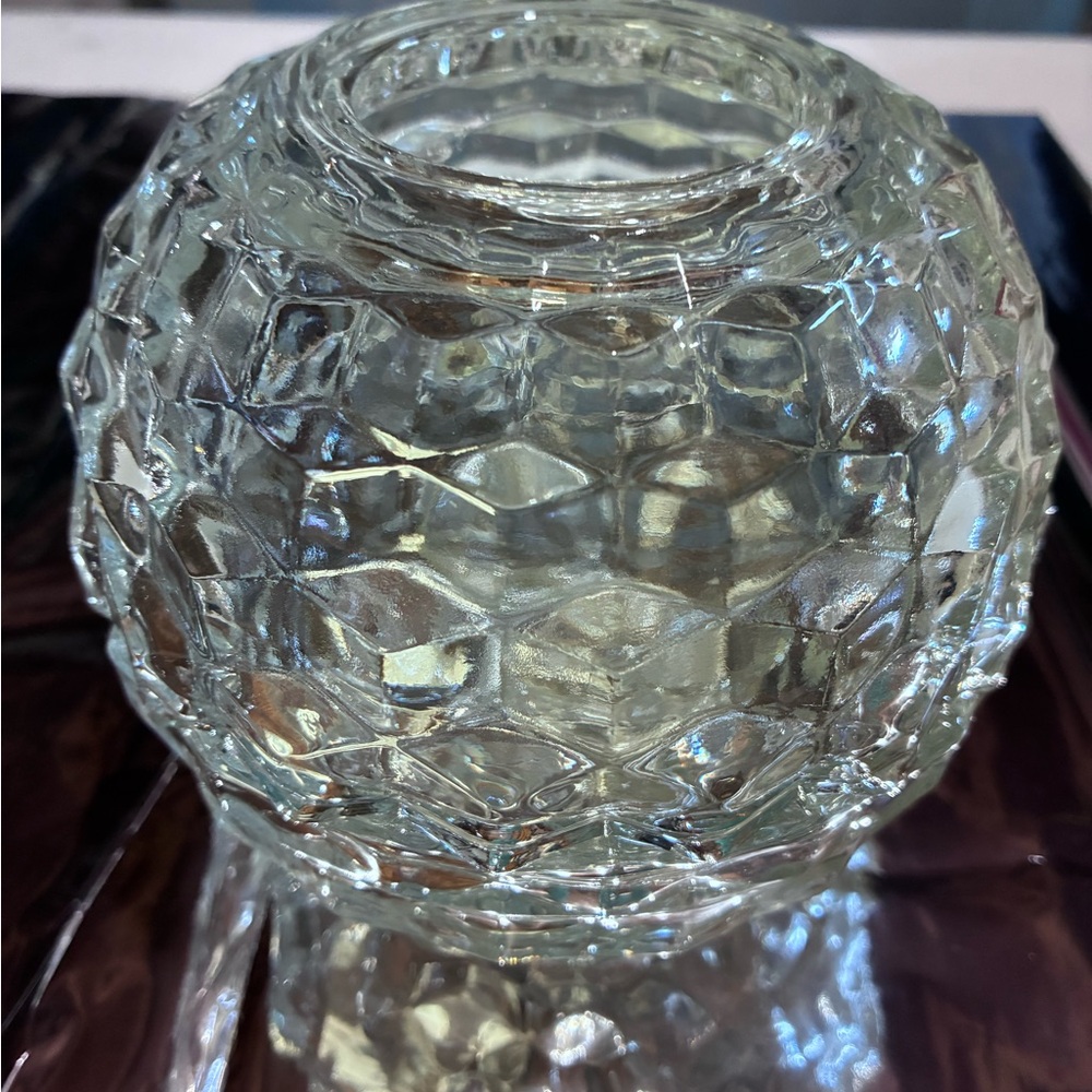 Vintage fairy lamp 1960’s era. Clear Glass